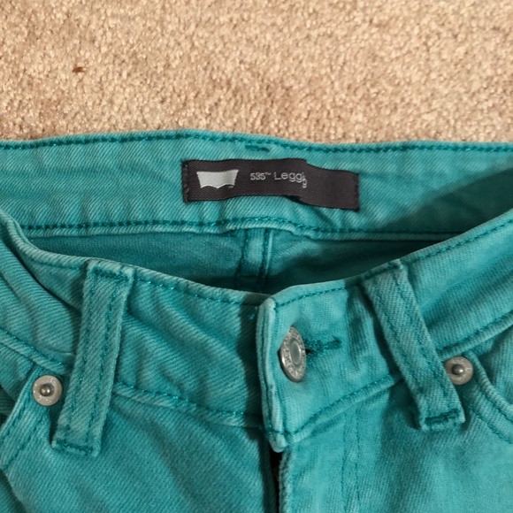 Levi's 535 Legging Jean Turquoise 7 - Picture 3 of 5